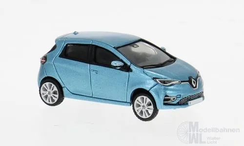 PCX-Models 870581 - Renault Zoe hellblau 2019 H0 1:87