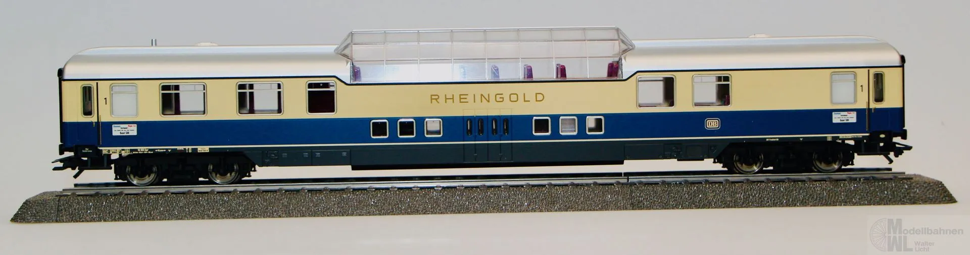 Märklin 43880 - MÄRKLIN - Aussichtswagen DB Ep.III Rheingold AD4um 1.Kl H0/WS