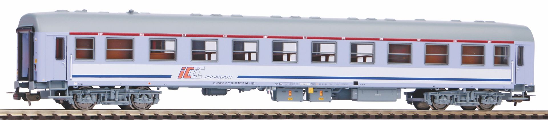 Piko 97607 - Speisewagen 113AM PKP Intercity Ep.VI H0/GL