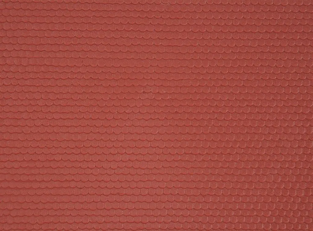 Kibri 34140 - Biberschwanzdachplatte mit Firstziegel L 20 x B 12 cm H0 1:87