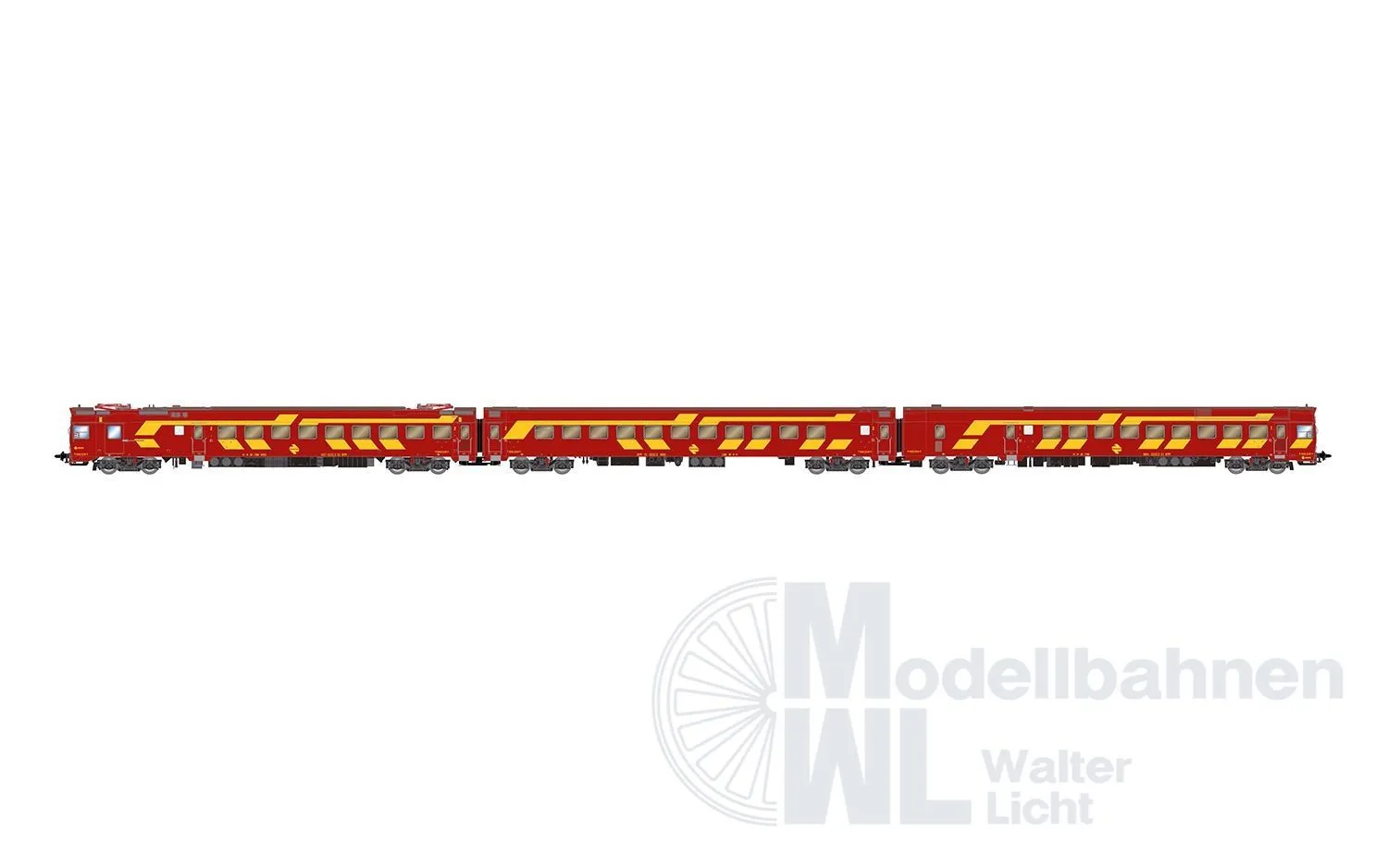 Electrotren 2020 - Triebzug Reihe 444-004 RENFE Ep.IV rot/gelb H0/GL