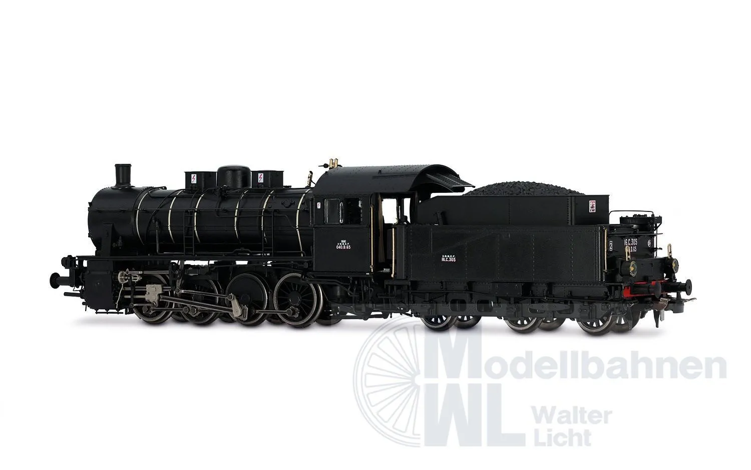 Jouef 2417 - Dampflok Serie 2-040 D65 SNCF Ep.III Depot Calais H0/GL