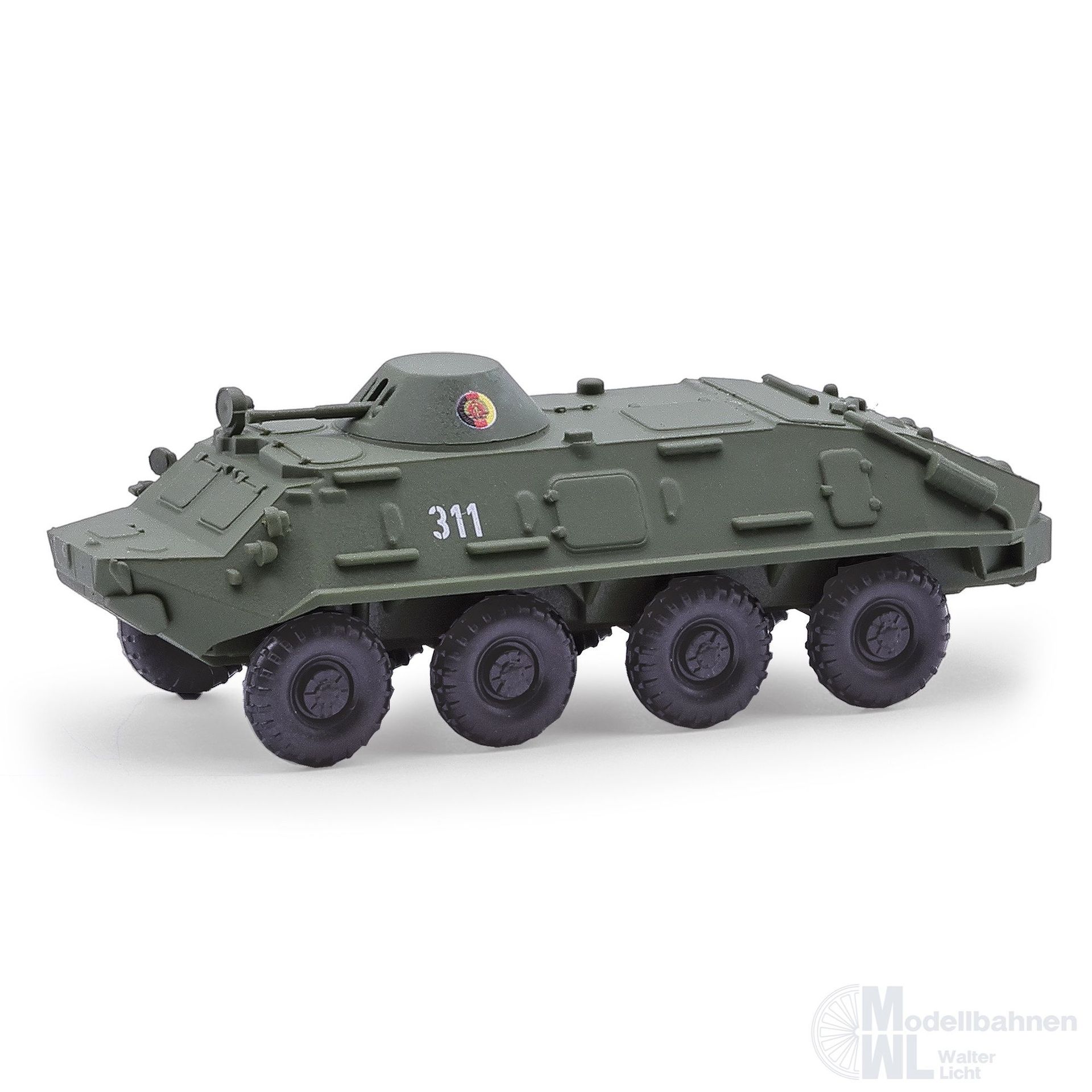 Mehlhose mh210106002 - Spähpanzerwagen SPW-60PB neuer Turm und Kanone NVA H0 1:87 Mehlhose mh210106002 - Spähpanzerwagen SPW-60PB neuer Turm und Kanone NVA H0 1:87