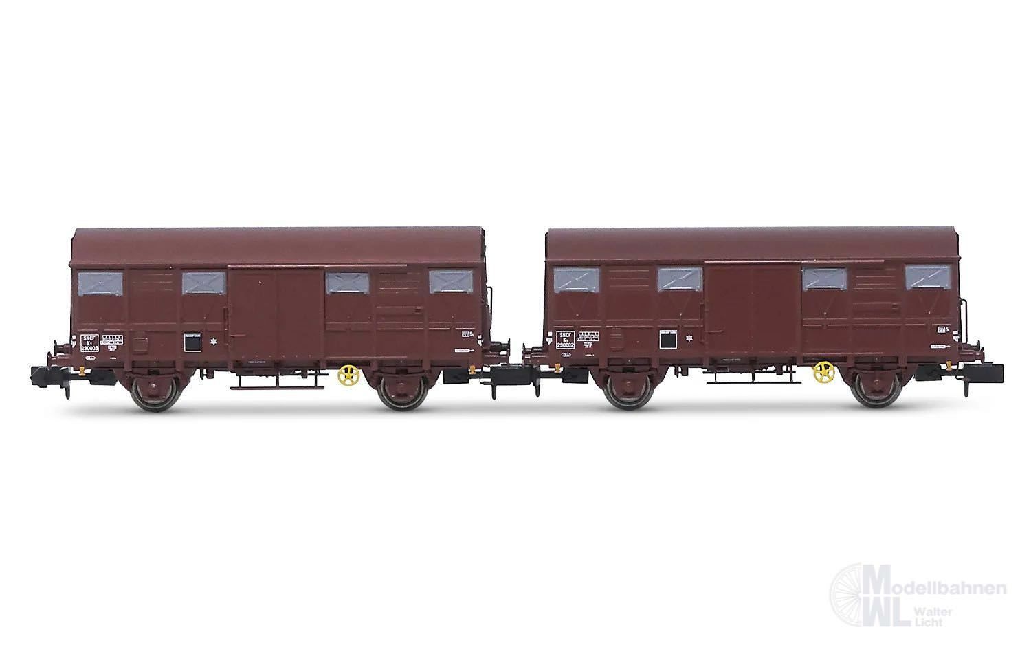 ar6570_0 Arnold 6570 - Güterwagen Set SNCF Ep.III 2.tlg. N 1:160