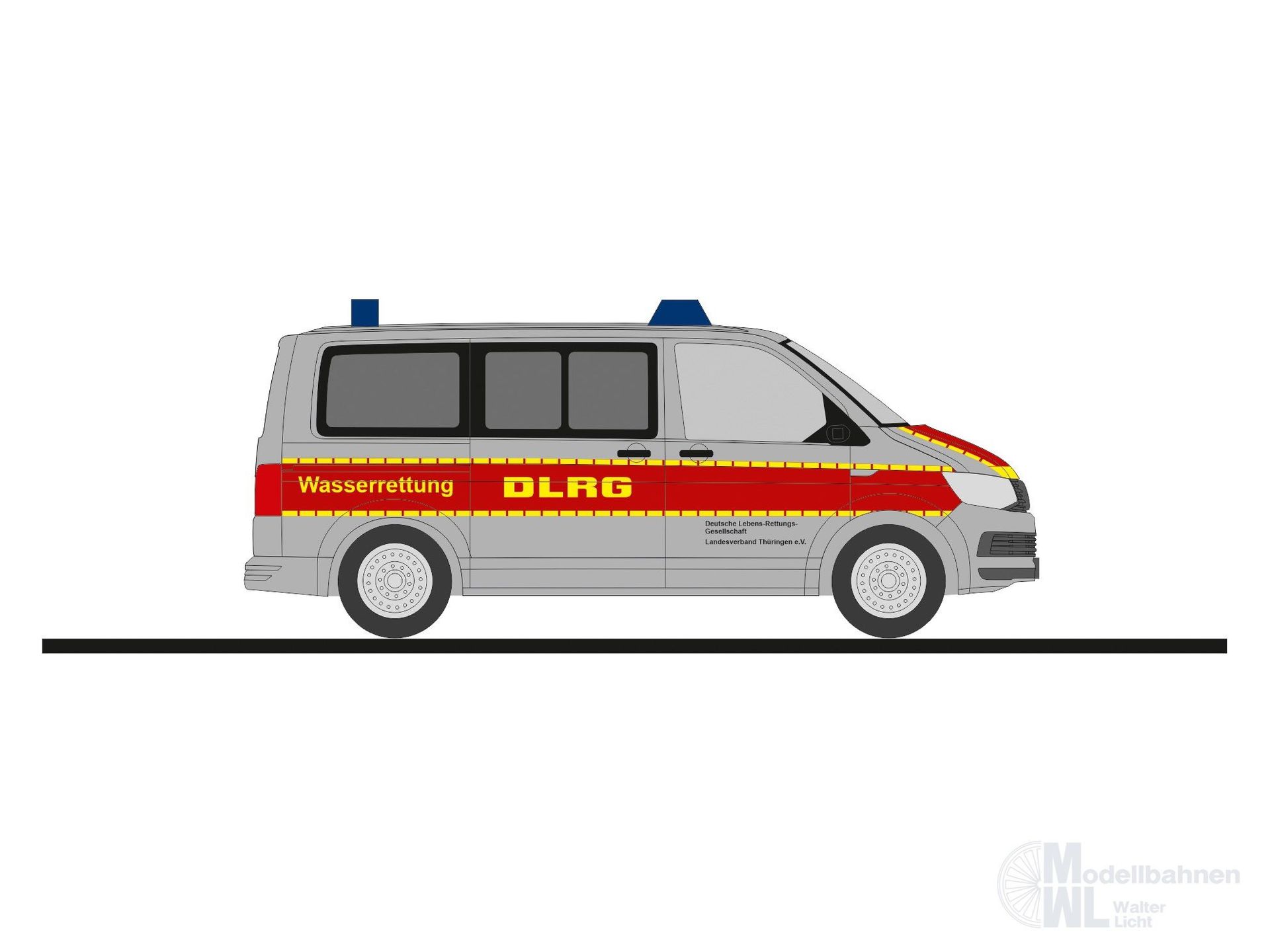Rietze 53925 - Volkswagen T6 DLRG LV Thüringen H0 1:87