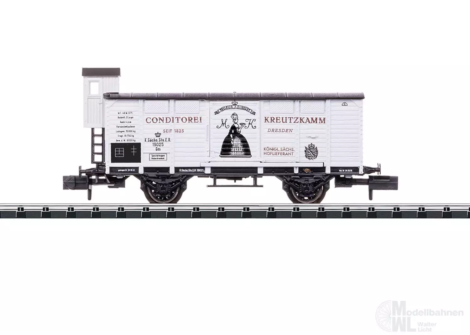Trix 18993 - Güterwagen ged. K.Sächs.Sts.E Ep.I N 1:160