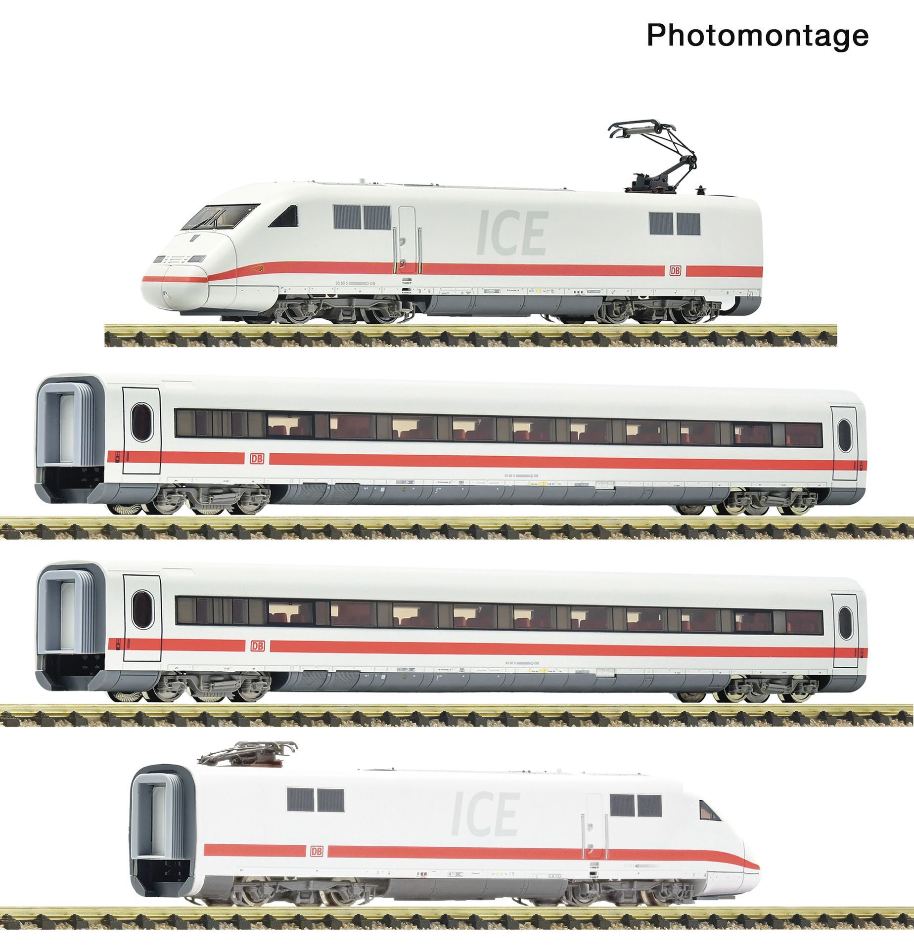 Fleischmann 7770017 - Messzug ICE-S DB Ep.VI 4.tlg. N 1:160 SOUND