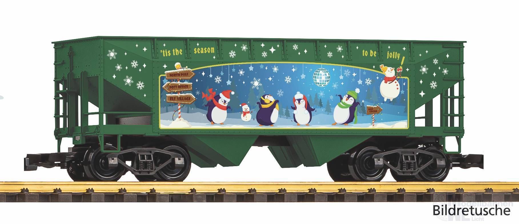 Piko 38974 - US Hopper North Pole Freight Spur G 1:22,5