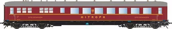 Lenz 41264-07 - Mitropa-Speisewagen DR Ep.III RAL 3003 Spur 0