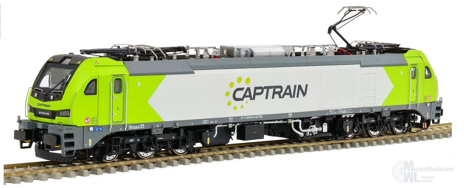 Sudexpress S2560141 - E-Lok BR 256 014-3 Euro 6000 Captrain Espana Ep.VI H0/GL