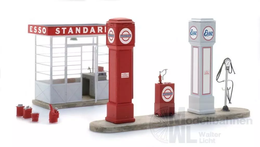 ARTITEC b.v. 10438 - Tankstelle Esso-Standard BAUSATZ H0 1:87