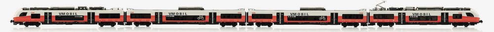 Jägerndorfer Modellbahn 49802 - Triebzug VMOBIL SBAHN Ep.VI 4.tlg. H0/GL Sound Jägerndorfer Modellbahn 49802 - Triebzug VMOBIL SBAHN Ep.VI 4.tlg. H0/GL Sound
