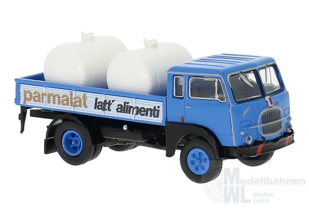 Brekina 58618 - Fiat 642 Parmalat mit 2 Tanks H0 1:87
