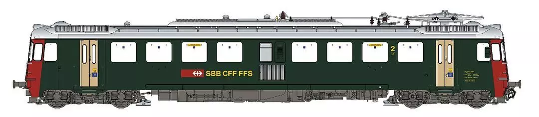 LS Models 17548 - Triebwagen Rbe 4/4 SBB Ep.V Prototy 1404 H0/WS