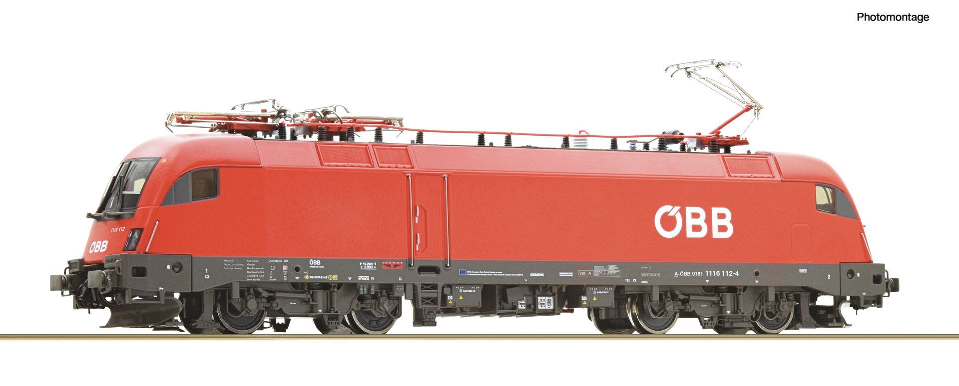 Roco 7500259 - E-Lok 1116 112-4 ÖBB Ep.VI Bosporus Paket H0/GL