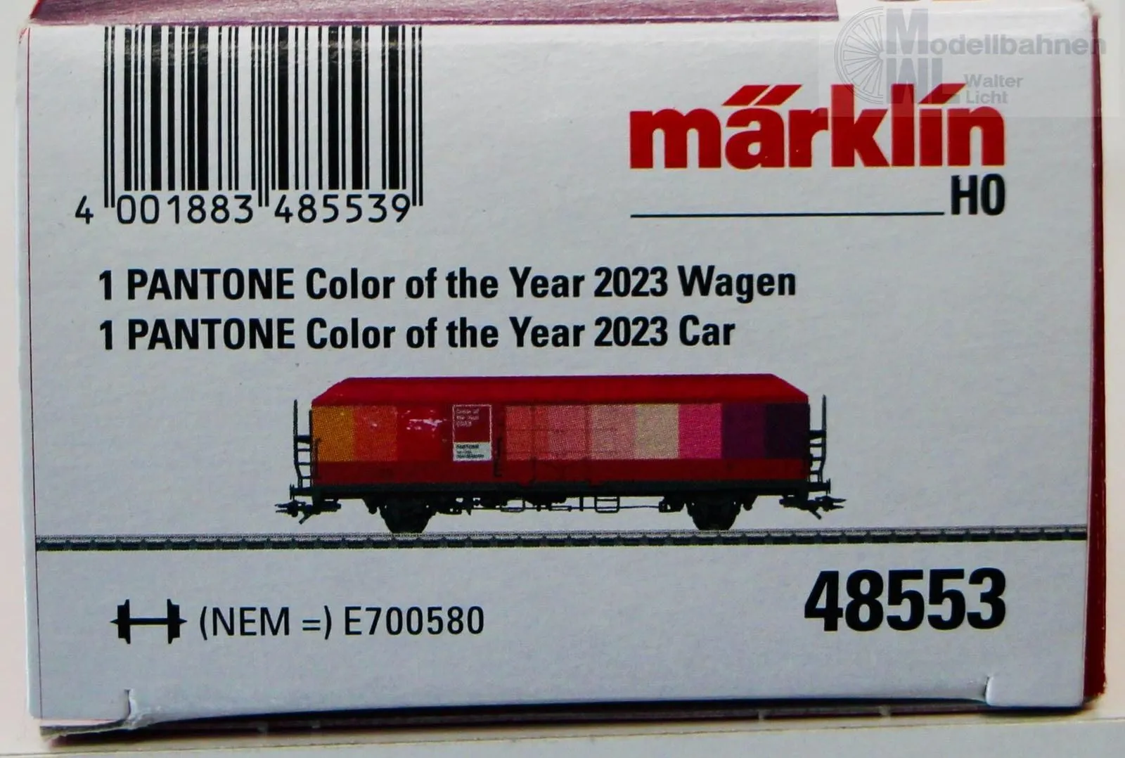 Märklin 48553 - MÄRKLIN - Pantone Color of the Year Wagen 2023 H0/WS