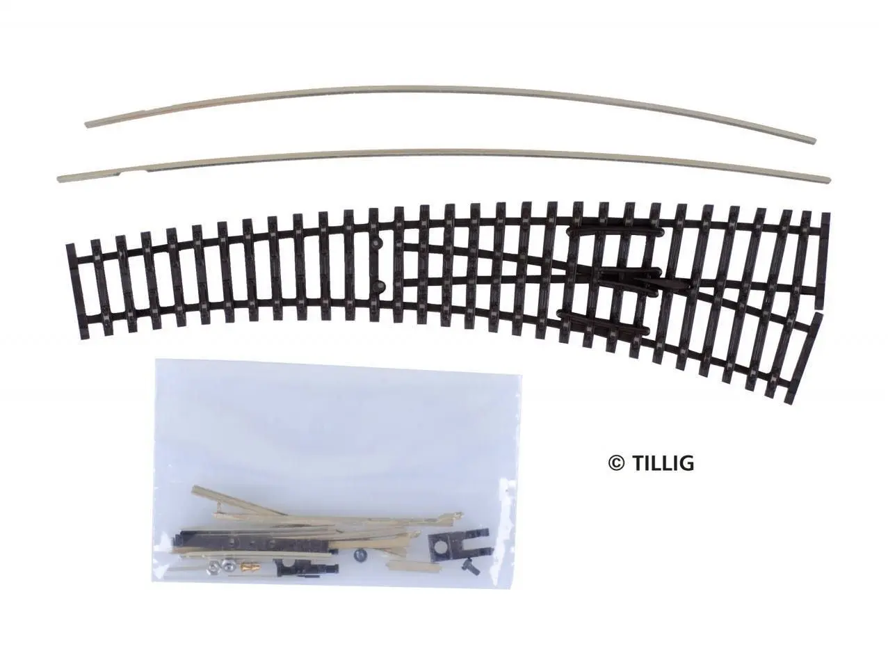 Tillig 83413 - Innenbogenweiche rechts IBW Bausatz TT 1:120