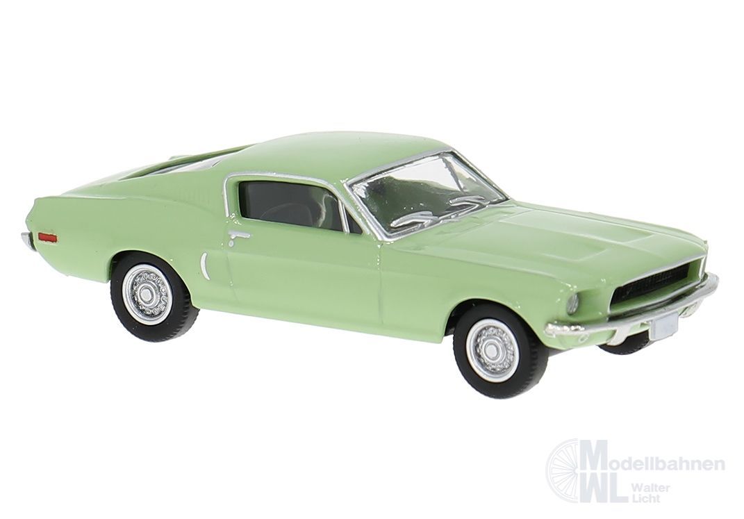 Brekina 19620 - Ford Mustang ´65 helltürkis H0 1:87