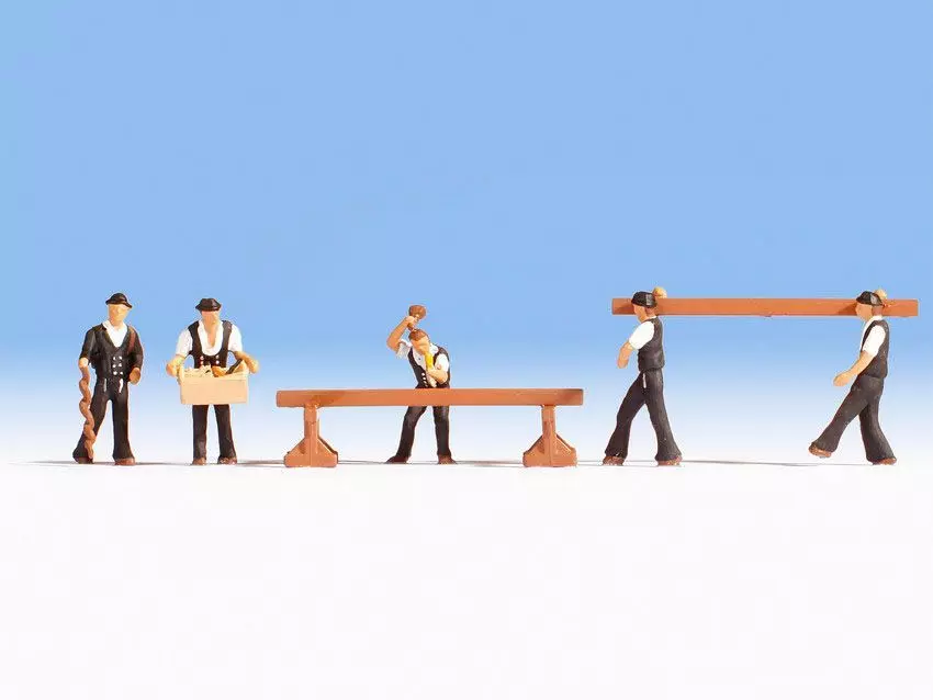 Noch 15051 - Zimmerleute H0 1:87