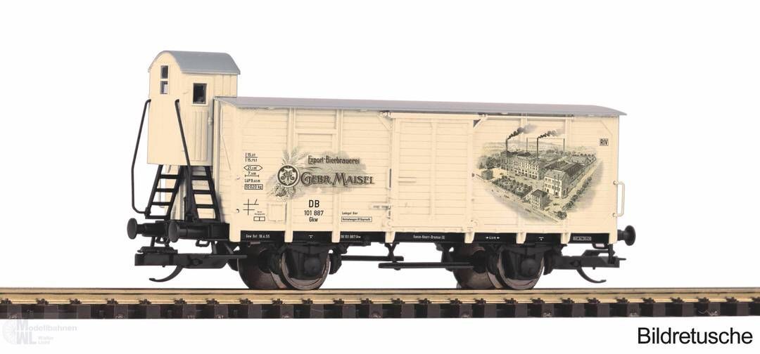 Piko 47852 - Güterwagen ged. DB Ep.III Gebr. Maisel TT 1:120
