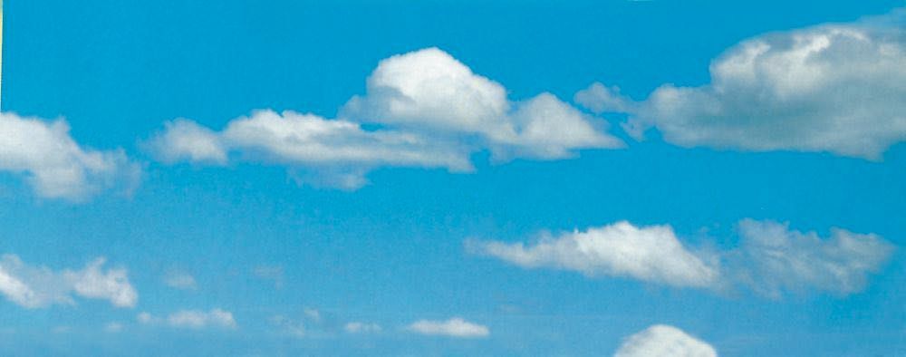 Vollmer 46112 - Hintergrundkulisse Wolken zweiteilig 276 x 48 cm