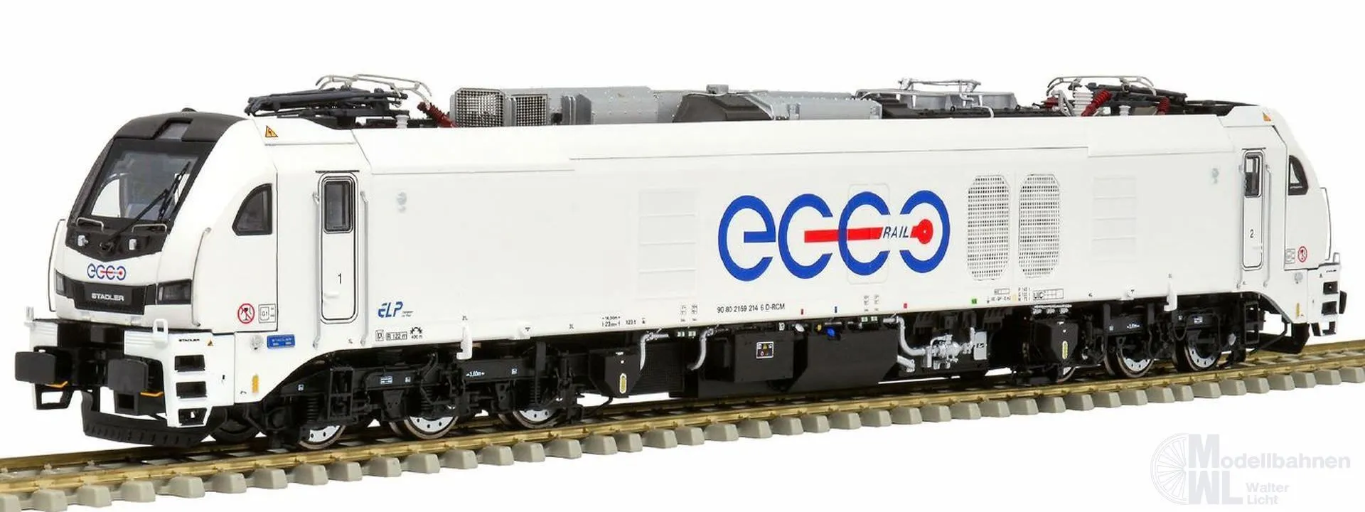 Sudexpress S1592149 - Zweikraftlok BR 159 214-6 EuroDual Ecco Rail Ep.VI H0/WS