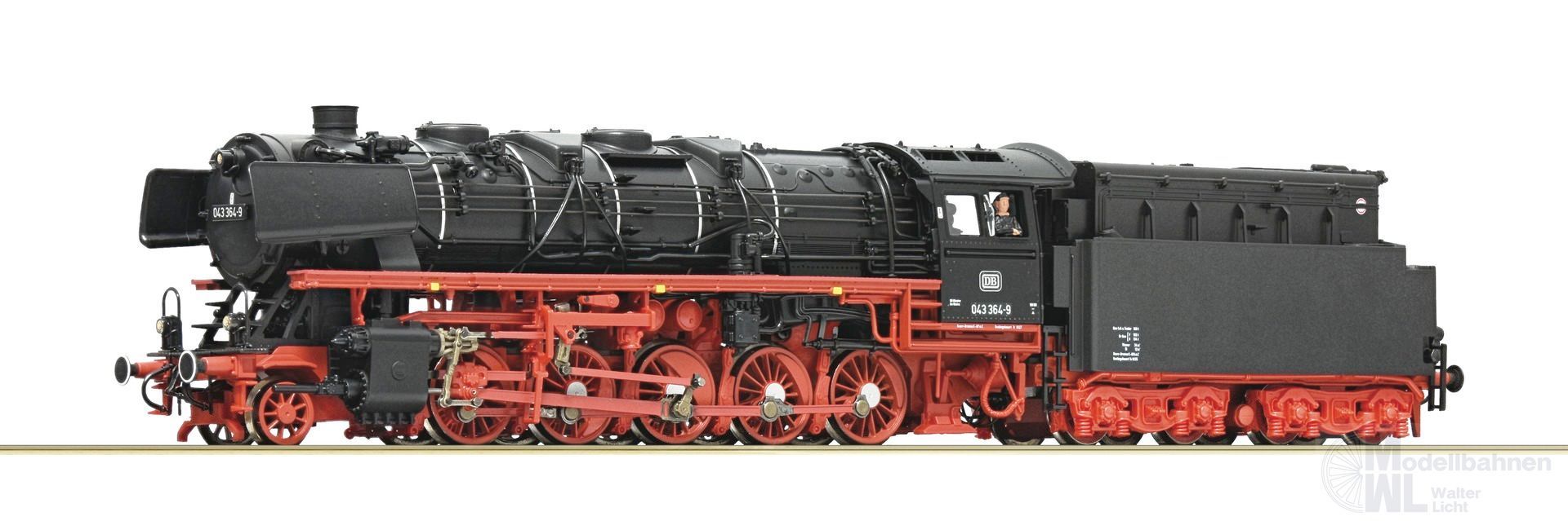 Roco 7100018 - Dampflok BR 043 364-9 DB Ep.IV H0/GL