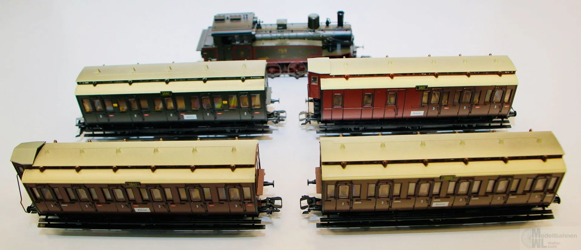 Märklin 26834 - MÄRKLIN - Zugpackung Berliner Vorortverkehr Dampflok T13 KPEV H0/WS DELTA