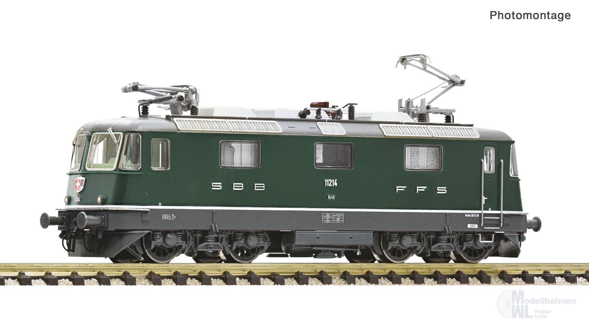 Fleischmann 732471 - E-Lok Re 4/4 II 11214 SBB Ep.IV N 1:160 Sound Fleischmann 732471 - E-Lok Re 4/4 II 11214 SBB Ep.IV N 1:160 Sound