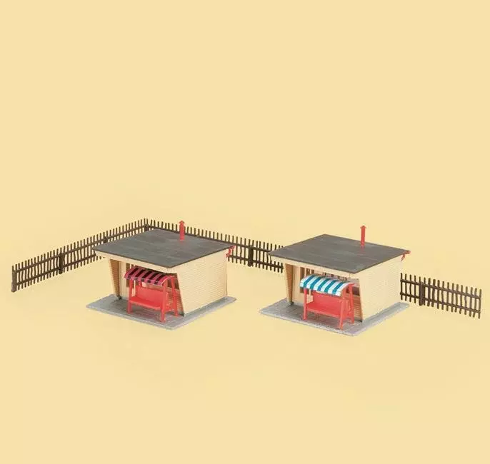 Auhagen 12339 - 2 Bungalows H0 1:87 / TT 1:120
