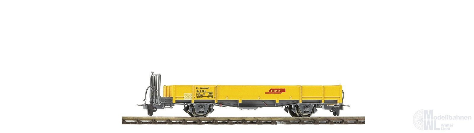 Bemo 2268104 - Bahndienst-Niederbordwagen RhB Ep.V/VI Xk 9334 H0m