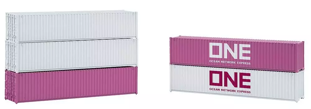 Faller 182152 - 40' Container ONE 5er-Set H0 1:87
