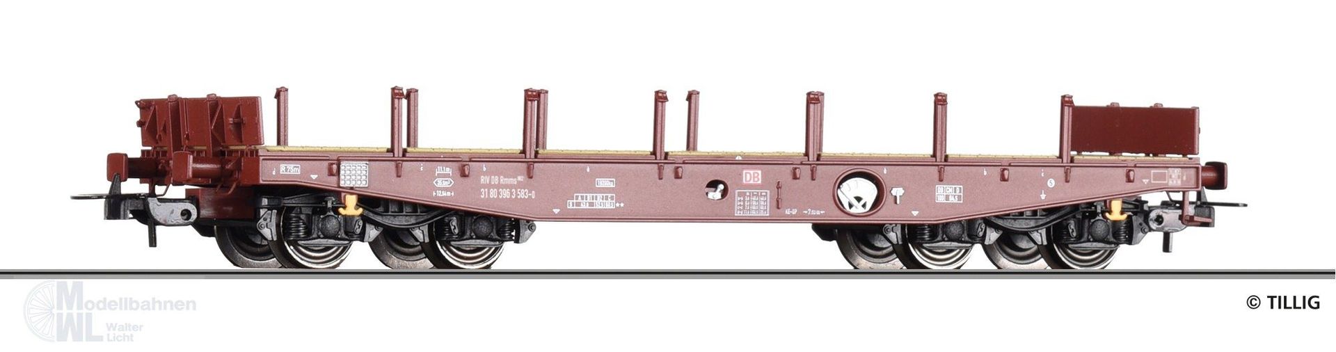 Tillig 77075 - Schwerlastwagen DB AG Ep.V Rmms 662 H0/GL Tillig 77075 - Schwerlastwagen DB AG Ep.V Rmms 662 H0/GL
