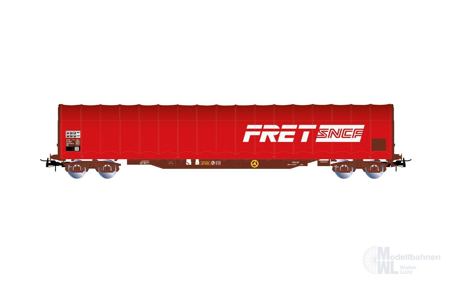 Jouef 6334 - Schiebeplanenwagen SNCF Ep.IV/V FRET H0/GL