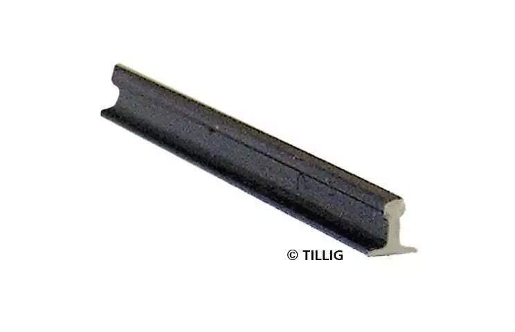 Tillig 85500 - Schienenprofil 2,07mm Neusilber brüniert Länge 1.000 mm TT 1:120