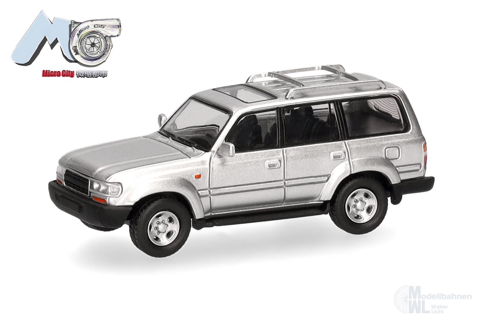 Herpa 87MC000141 - Toyota Landcruiser 80 silber H0 1:87