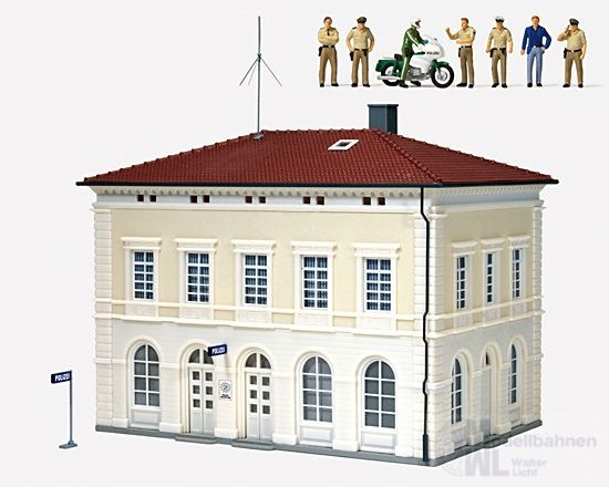 Preiser 19000 - Polizeiwache. Polizeibeamte. H0 1:87 Preiser 19000 - Polizeiwache. Polizeibeamte. H0 1:87