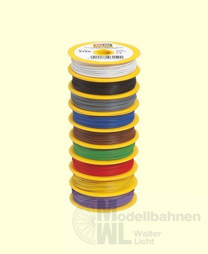 Brawa 3150 - Schaltlitze lila 0,14 mm² 25 m Spule Brawa 3150 - Schaltlitze lila 0,14 mm² 25 m Spule