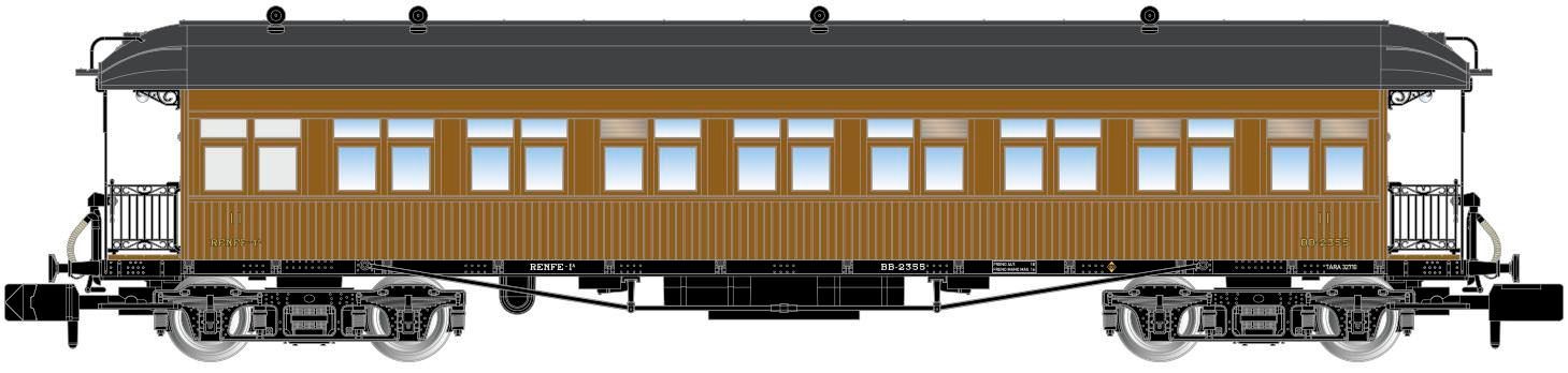 Arnold 4230 - Reisezugwagen COSTA RENFE 2.Kl. N 1:160