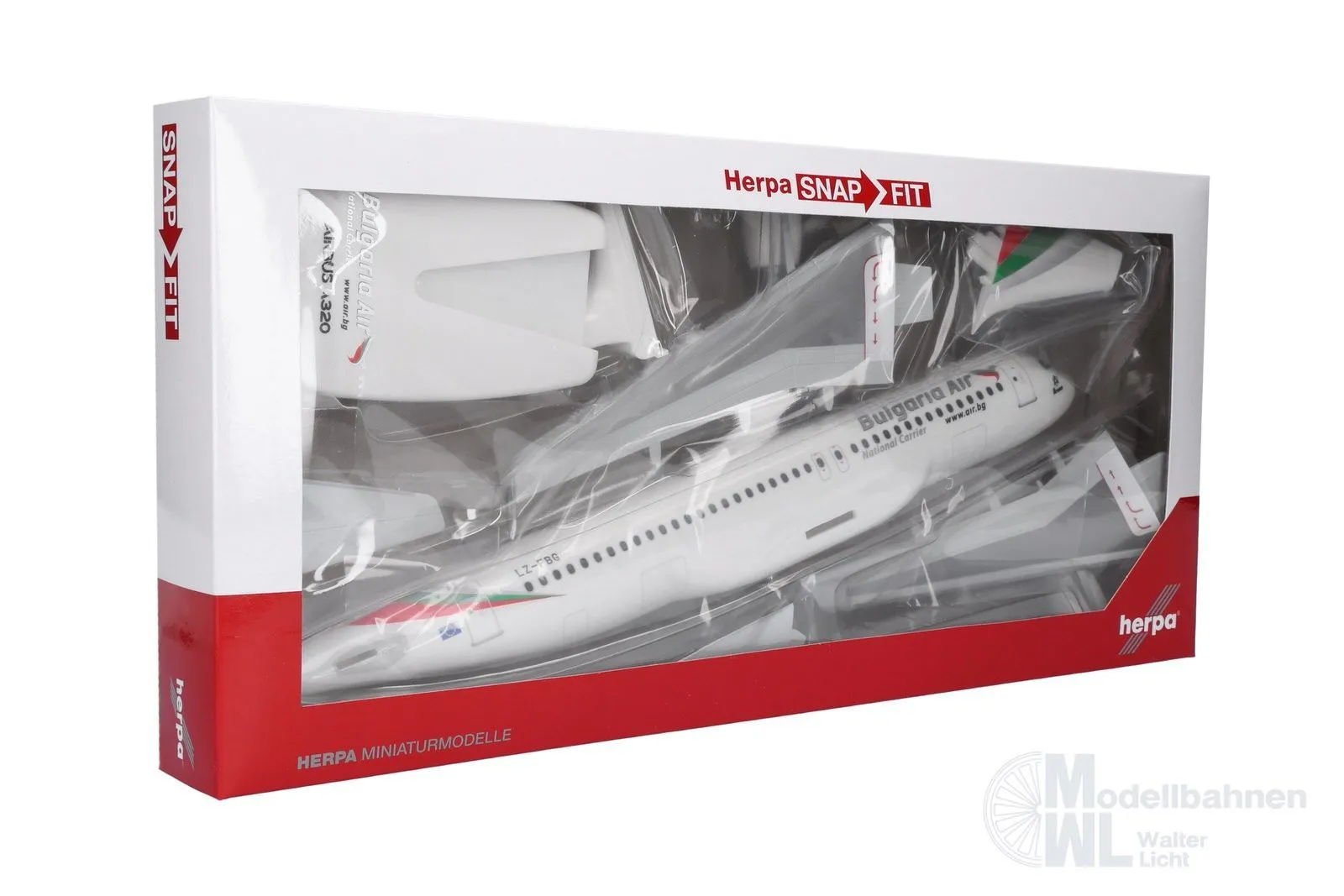 Herpa 610759-001 - Airbus A320 Bulgaria Air 1:100