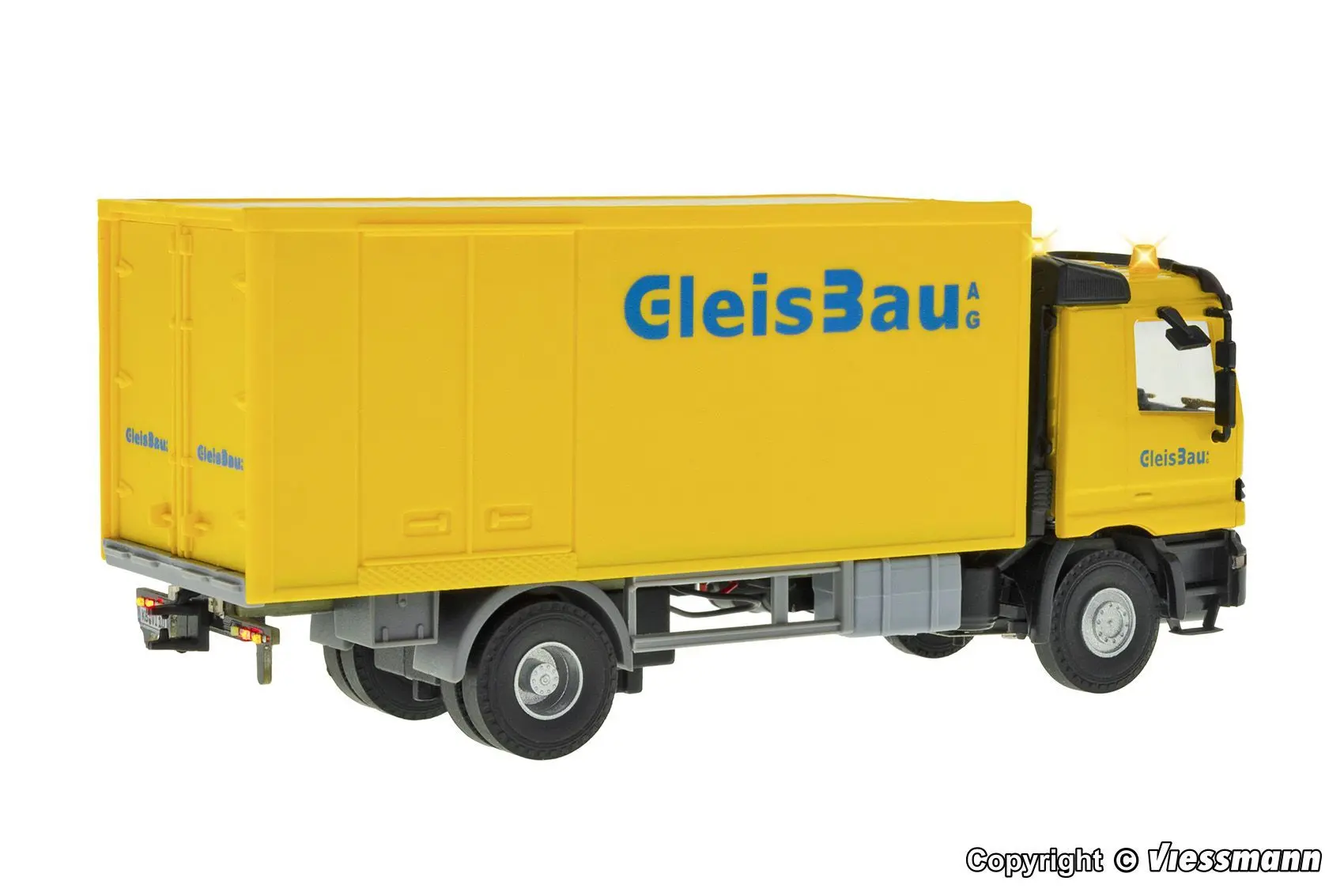 Viessmann 8117 - CarMotion Mercedes-Benz Actros 2-achs Koffer LKW GleisBau Basis H0 1:87