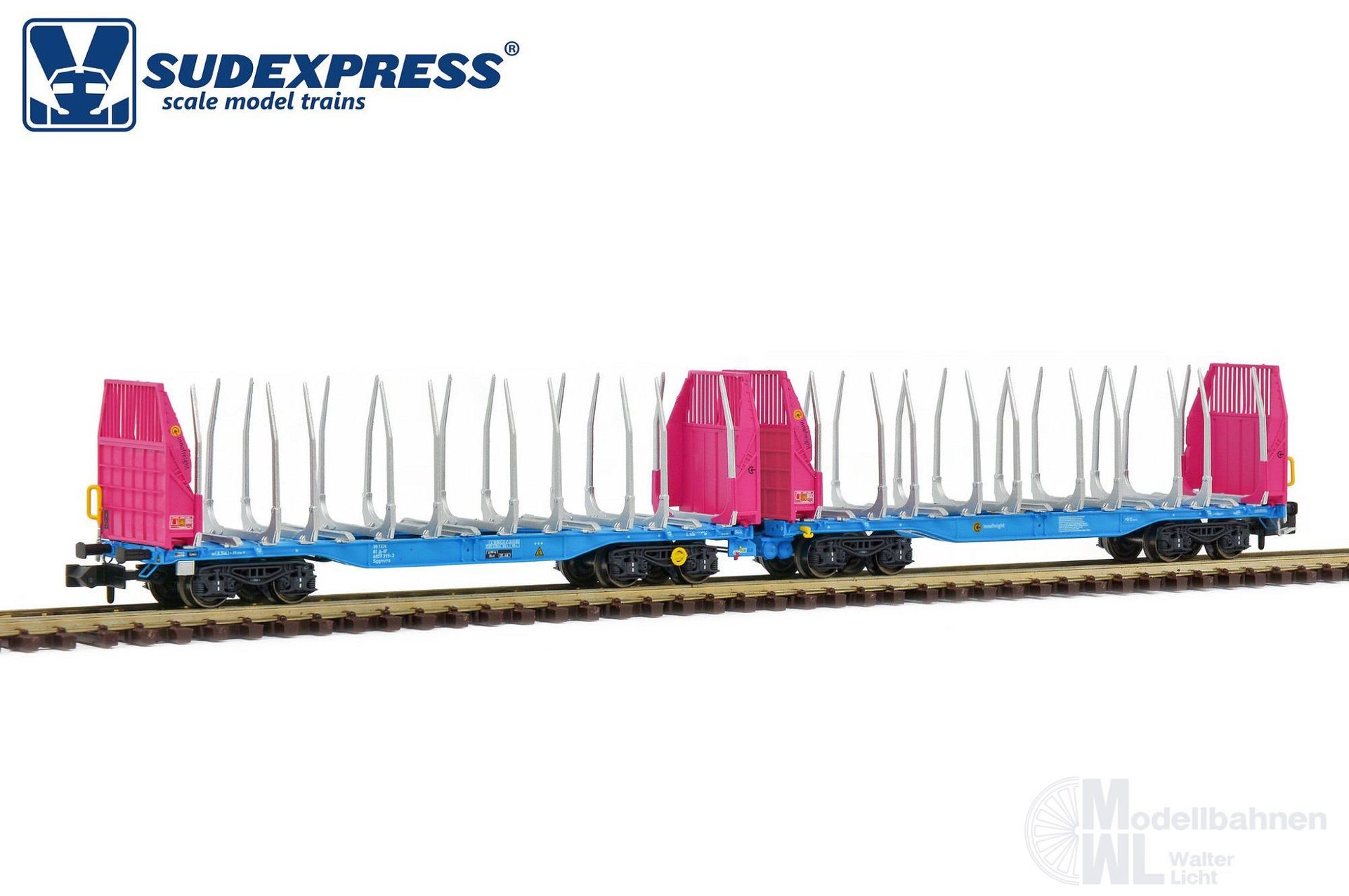 Sudexpress N657319 - Holztransportwagen Sggmrrs 90 Innofreight Ep.VI N 1:160
