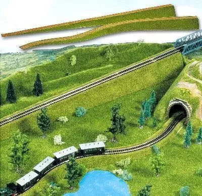 Busch 3330 - 2 Auffahrten H0 1:87