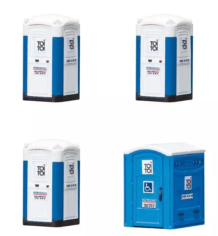 Faller 180543 - Mobile Toilettenkabinen H0 1:87