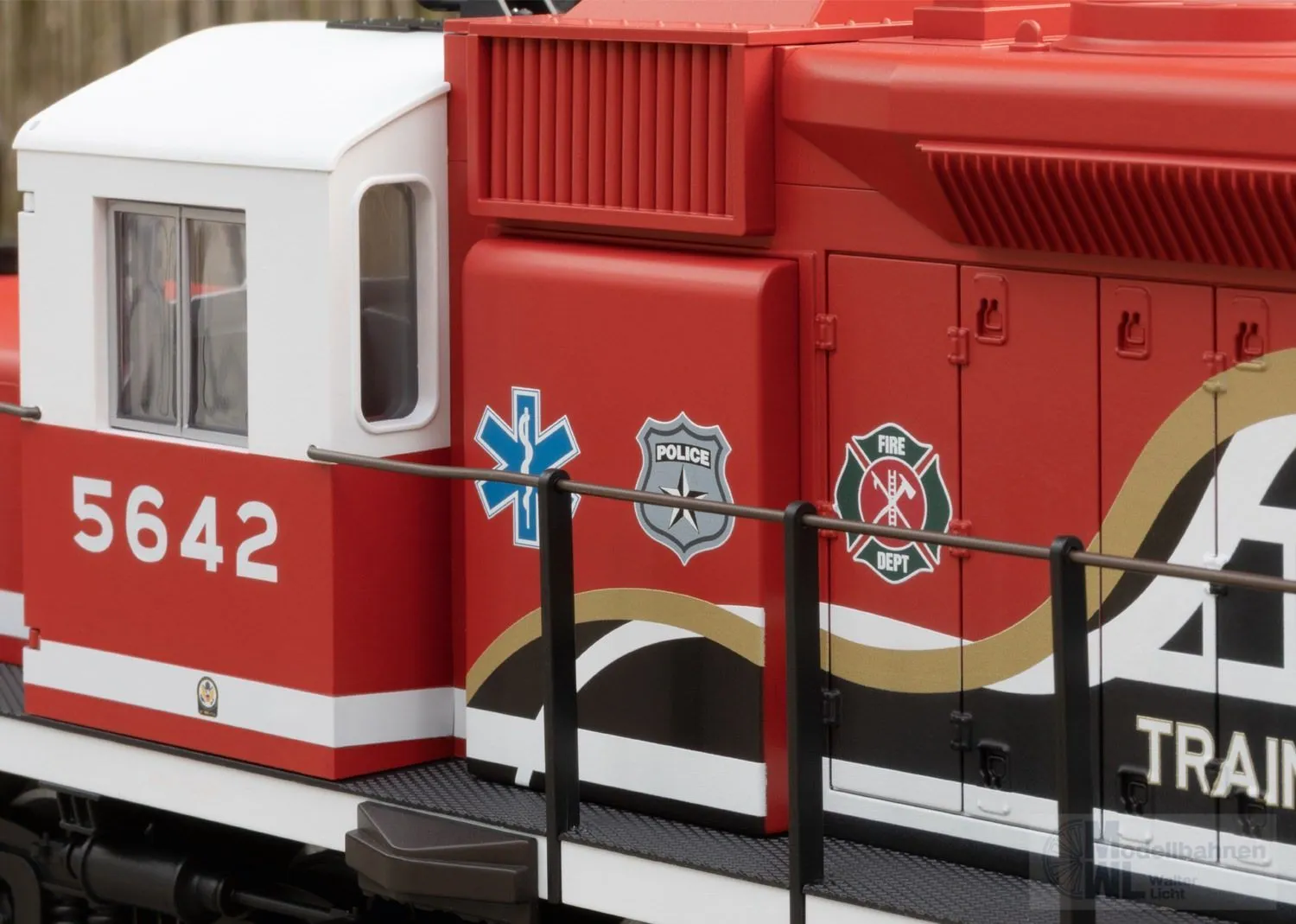 LGB 29911 - Feuerlösch Zug Norfolk & Southern Railroad Ep.VI Spur G 1:22,5 Sound