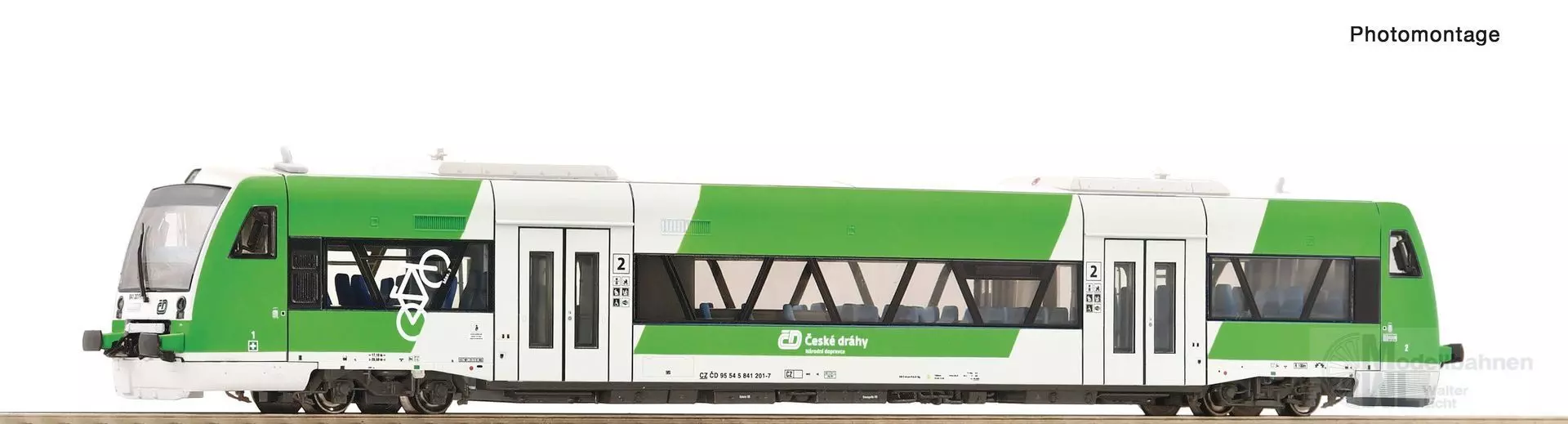 Roco 7780010 - Dieseltriebwagen Rh 841 CD Ep.VI TT 1:120