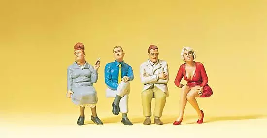 Preiser 65352 - Sitzende Reisende Spur 0