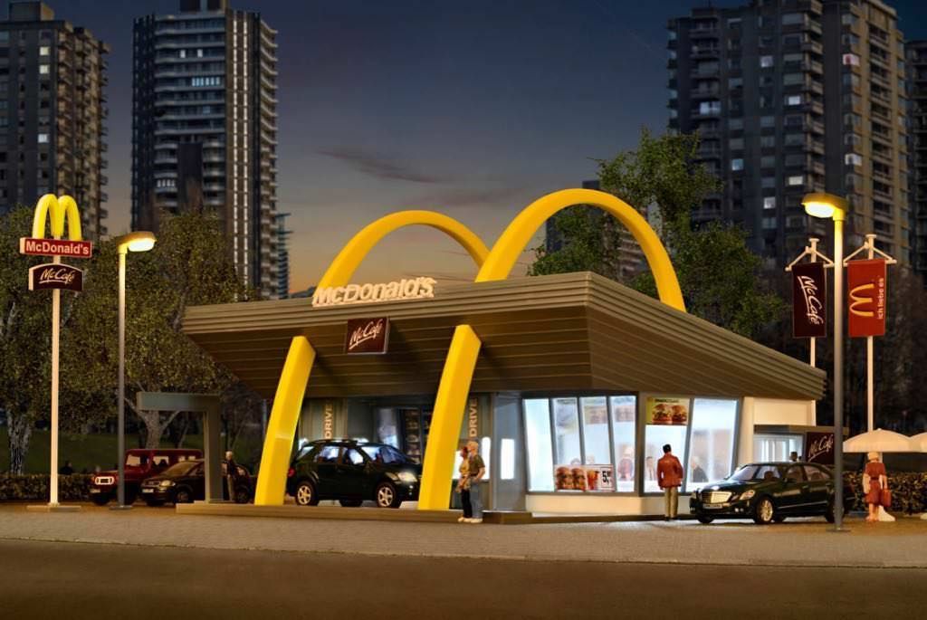 Vollmer 43634 - McDonald´s Schnellrestaurant H0 1:87