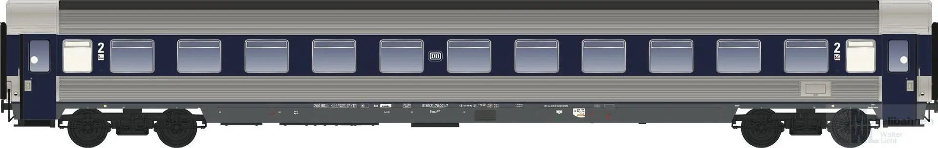 LS Models 46012-2 - Personenwagen LHB Prototyp Ep.IV Bwümz 237 blau H0/GL