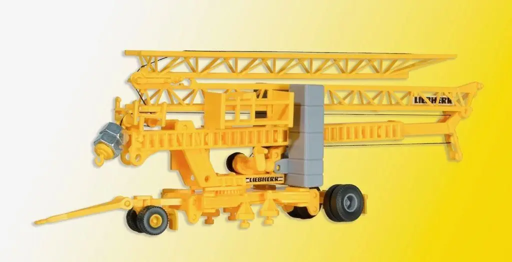 Kibri 15708 - LIEBHERR SK 20 mit Auflieger und Anhänger H0 1:87